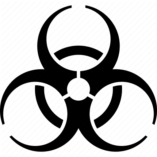 Biohazard, Biological, Danger, Hazard, Sign, Symbol, Warning Icon