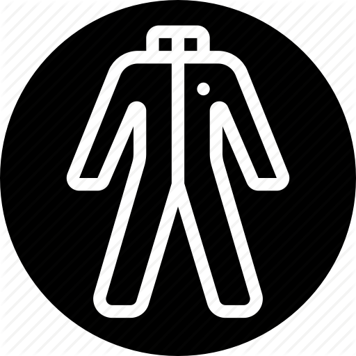 Construction, Hazmat, Ppe, Protect, Suit Icon