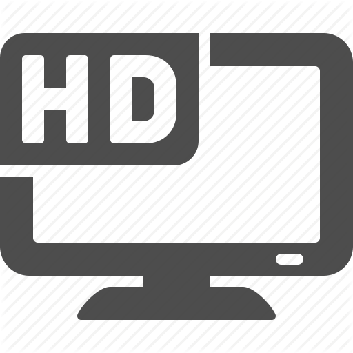 Hd, High Definition, Movie, Television Set, Tv Icon