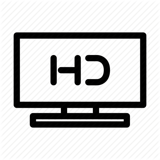 Digital, Format, Hd, Hd Format, Modern, Screen, Tv Icon