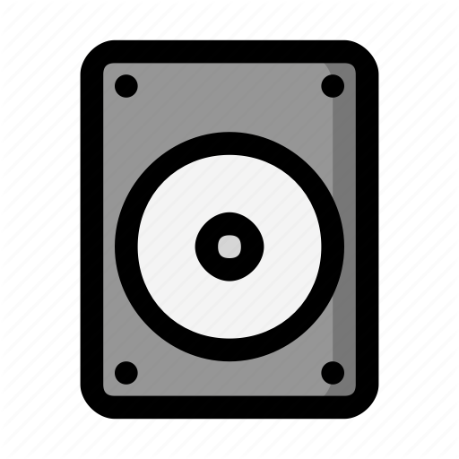 Disk, Drive, Hard, Hdd Icon