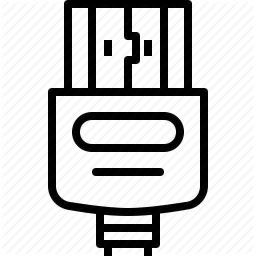 Cable, Display, Hdmi, Monitor Icon