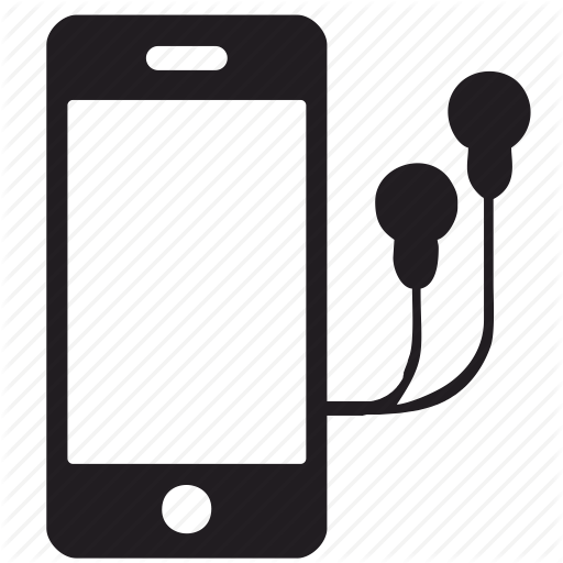 Headphones, Iphone, Mobile, Smartphone Icon