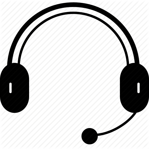 Earphone, Headphone, Mike, Support Icon