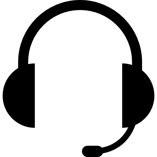 Audio Headset Of Auriculars With Microphone Included Icons Free