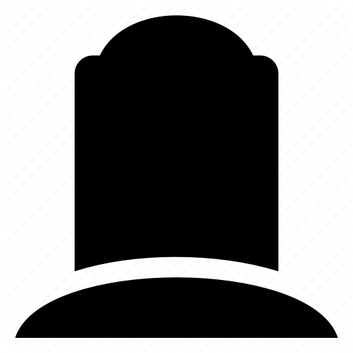 Gravestone, Graveyard, Headstone, Rip, Tombstone Icon