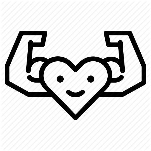 Exercise, Healthy, Heart, Strong Icon