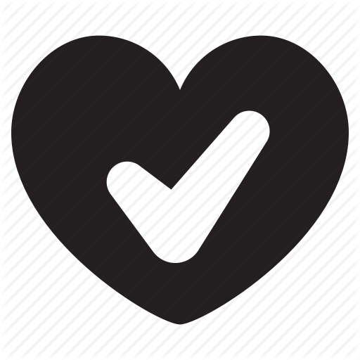 Checkmark, Diet, Food, Health, Healthy, Heart Icon