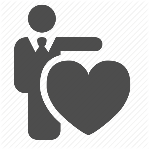 Businessman, Favorite, Heart, Love, Man, People Icon