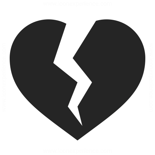 Heart Broken Icon Iconexperience