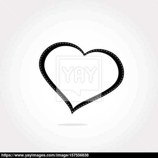 Heart Icon Vector Heart Icon Background Heart Icon Button