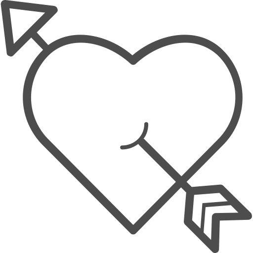 An Arrow Through Heart Icon Free Icons Download