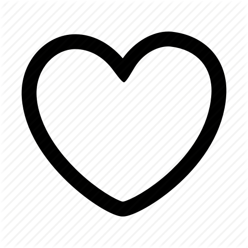 Cartoon, Cartoon Game, Game Ui, Heart, Outline Icon