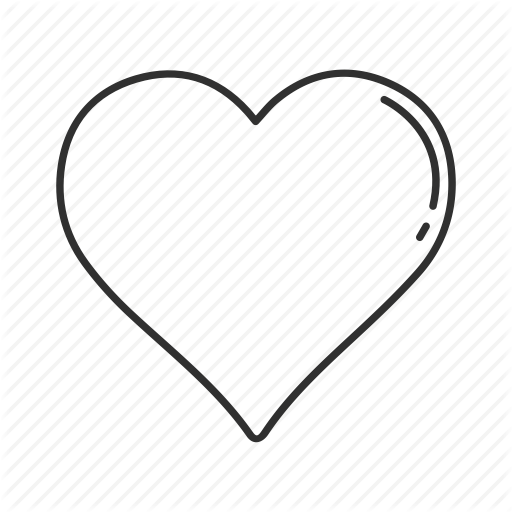 Favorite, Heart, Heart Outline, Love, Romantic, Valentines