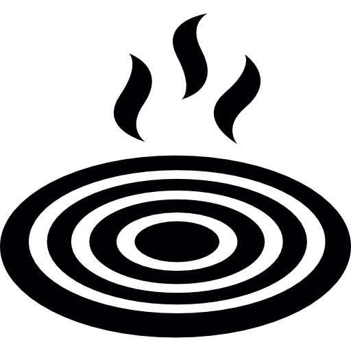 Cooking Stove With Heat Icons Free Download