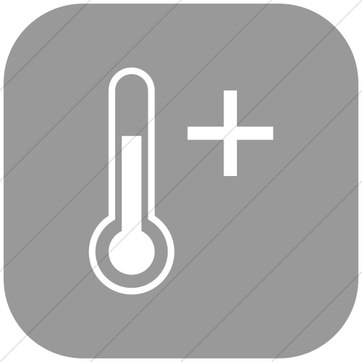 Flat Rounded Square White On Light Gray Ocha