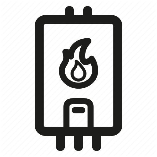 Boiler, Central, Gas, Heating, Water Icon