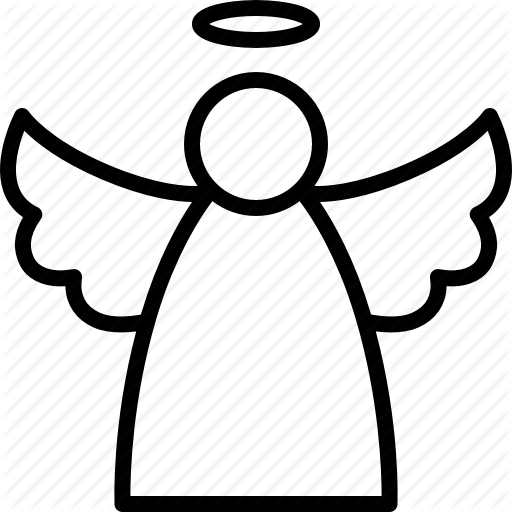 Angel, Christmas, Guardian, Halo, Heaven, Holiday, Wings Icon