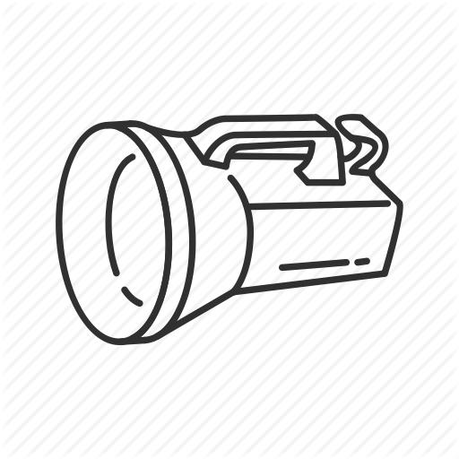 Equipment, Flashlight, Heavy Duty, Household, Light, Tools, Torch Icon