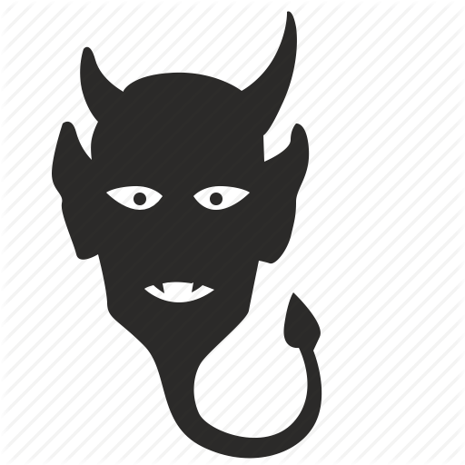 Death, Devil, Face, Head, Hell Icon