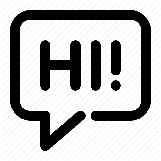 Bubble, Chat, Conversation, Hello, Hi, Message, Talk Icon