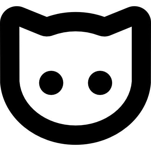 Cat Face Outline Icons Free Download