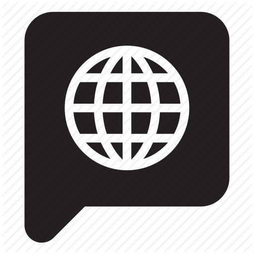 Balloon, Bubble, Chat, Globe, Speech, Talk, World Icon