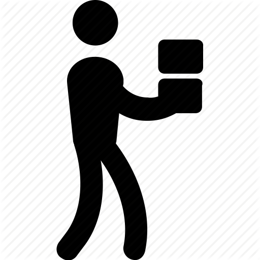 Assistant, Helper, Helping, Running, Waged Icon