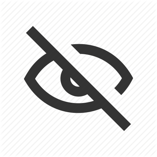 Eye, Hide Icon