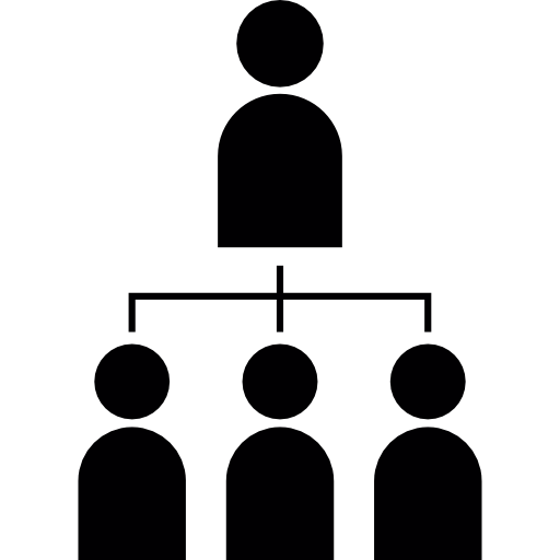 Business Hierarchy Icons Free Download