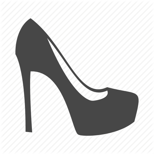 Heel, High, Lady, Shoes, Shop, Skirt Icon