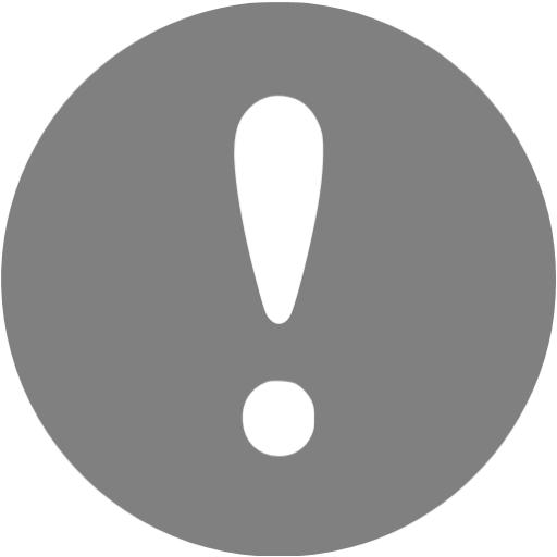 Gray High Importance Icon