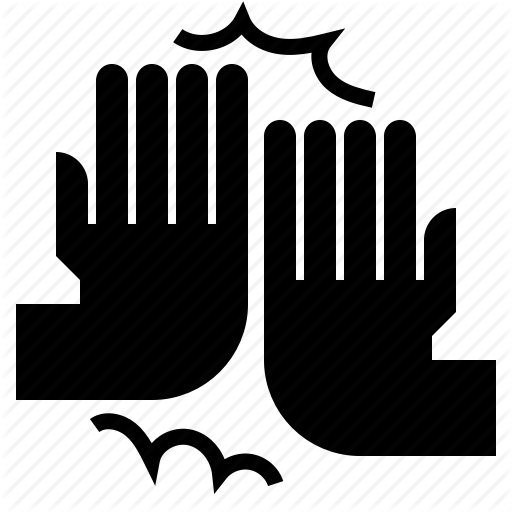 Clap, Five, Greeting, Hands, High Icon