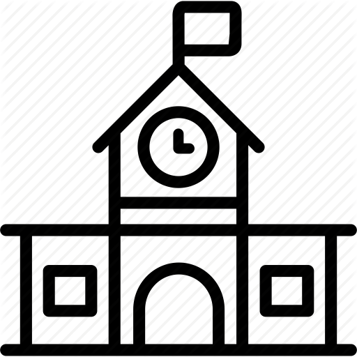 Building, College, Education, Highschool, University Icon