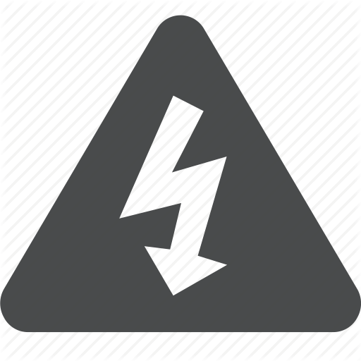 Attention, Electric, Electricity, High Voltage, Shock, Warning Icon