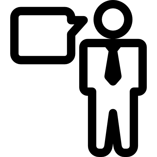 Businessman Talking Icons Free Download