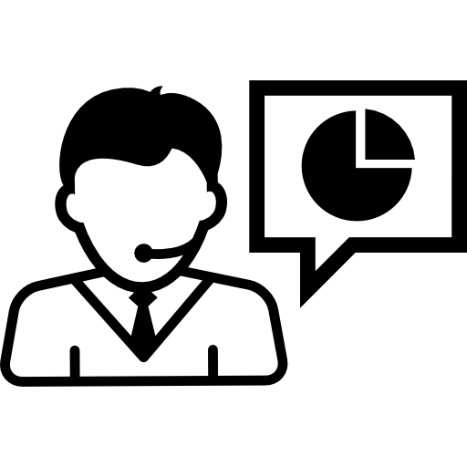 Businessman Talking About Business Stocks Icons Free Download