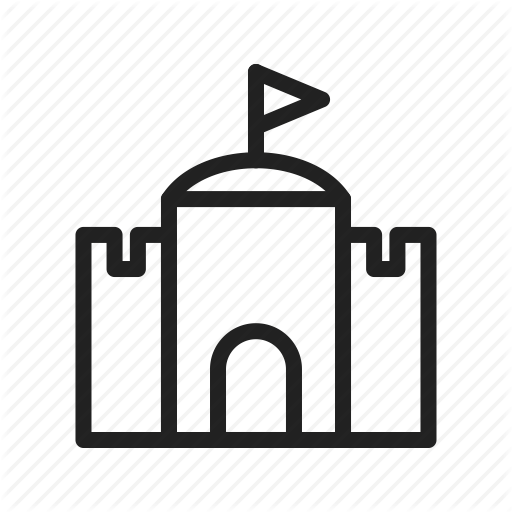 Building, Castle, Flag, Fort, Historical, History, Old Icon