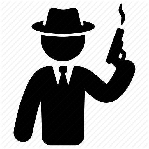 Crime, Criminal, Gangster, Godfather, Gun Icon