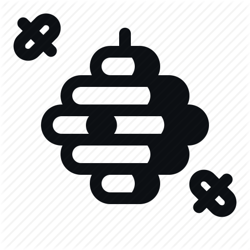 Bee, Bee Swarm, Bees, Fly, Hiking, Hive, Swarm Icon