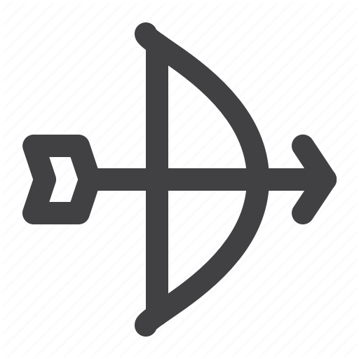 Archery, Arrow, Hobby Icon