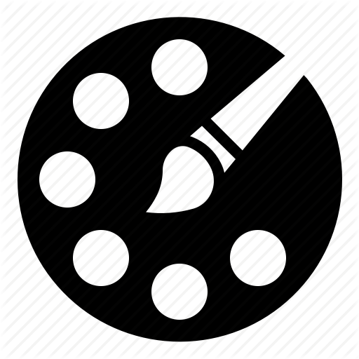 Brush, Color, Drawing, Hobby, Paint Icon