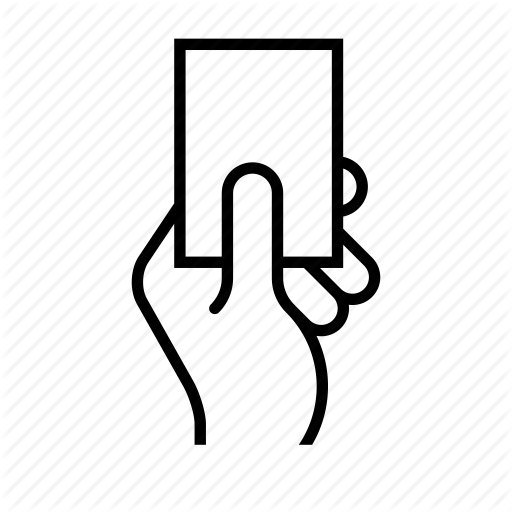 Card, Give, Hand, Hold, Pay Icon