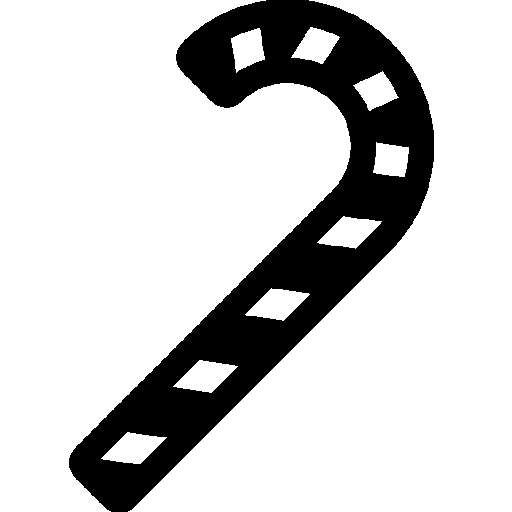 Holidays Christmas Candy Cane Icon