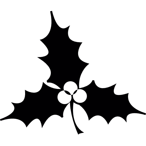 X Mas Holly Leaves Icons Free Download