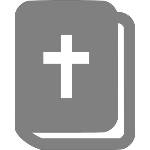 Gray Holy Bible Icon