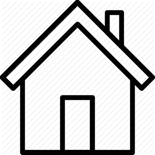 Home, Home Button, Home Line, User Interface Icon