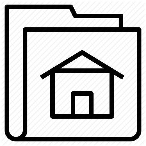 Folder, Form, Home, House Icon