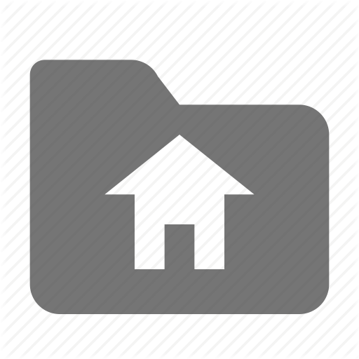 Folder, Home, House Icon