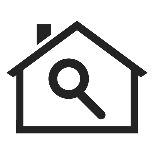 Magnifying Glass Home Icon